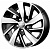 16 5X112 6.5 ET48 57.1 KC741 алмаз черный (Golf)  REPLICA